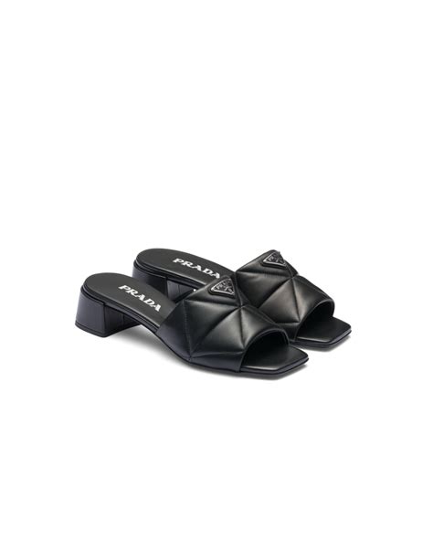 men's prada slides|prada quilted nappa leather slides.